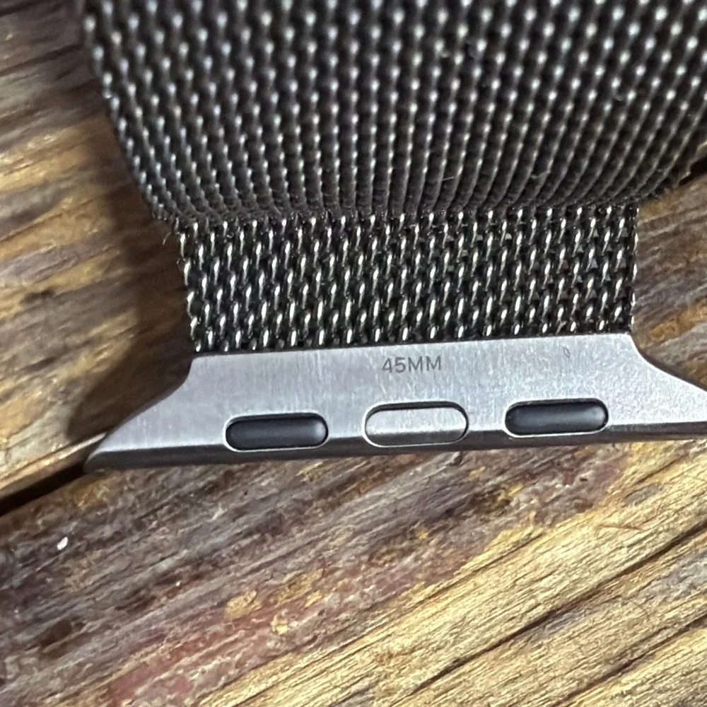 45mm Apple Stainless Steel Mesh Milanese Loop Watch Wrist Band Magnetic